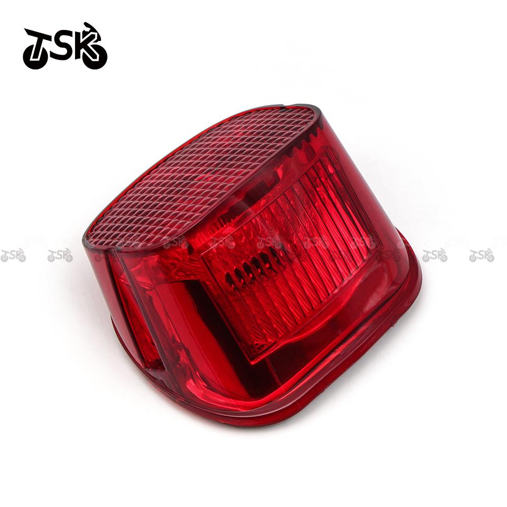 Tail Light Housing Brake Light Cover for Dyna Road King Electra Glide Classic Fat Boy Road Glide XL 883 XL 1200R Taillight Lens