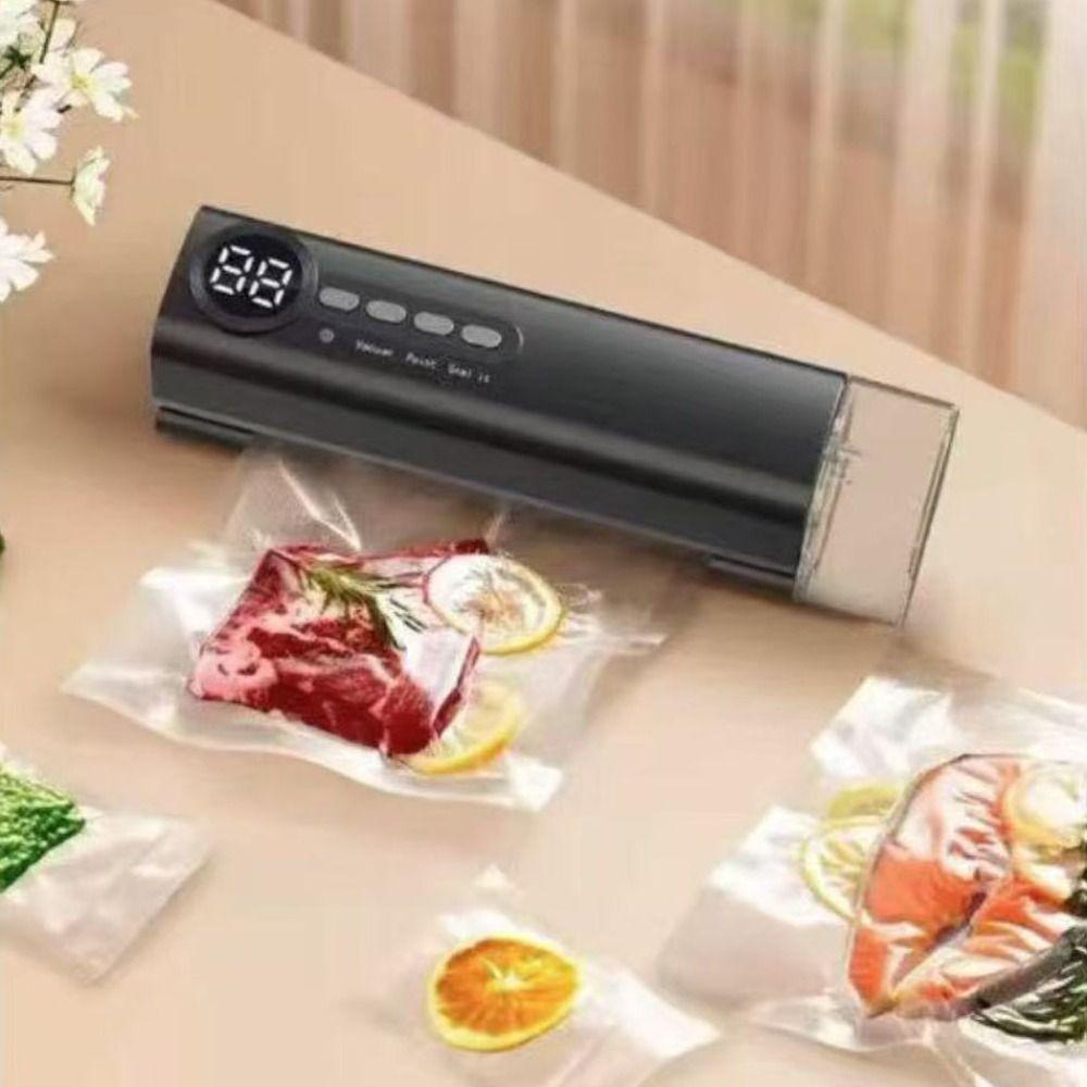 Compact Automatic Vacuum Sealer Handheld Food Sealer Portable Food Bag Sealer  Snacks