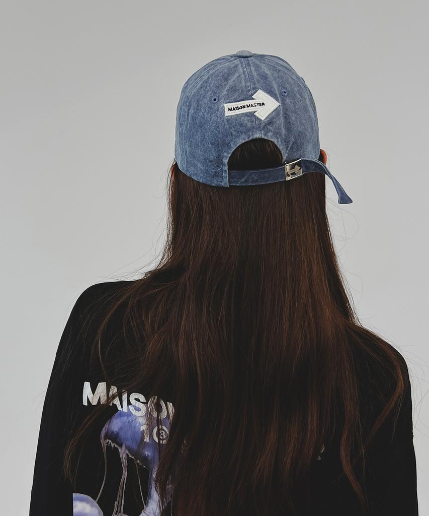MAISON MASTER Pigment Curve Logo Ball Cap