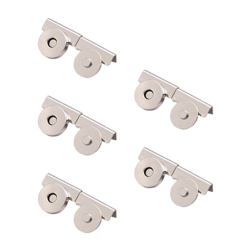 Secure Magnetic Closure For Bags And Purses Lightweight Metal Fastener For Daily Use Making Handbag Accessories серебряный
