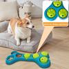 Pet Puzzle Feeder Bowl - -Shaped Slow Eating Dish For Dogs & Cats, Mental Stimulation & Food Enrichment Toy
