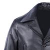 Long Jacket Men Genuine Cow Leather Wind Coat Classic Black Plus Size Jackets Casual Cloths