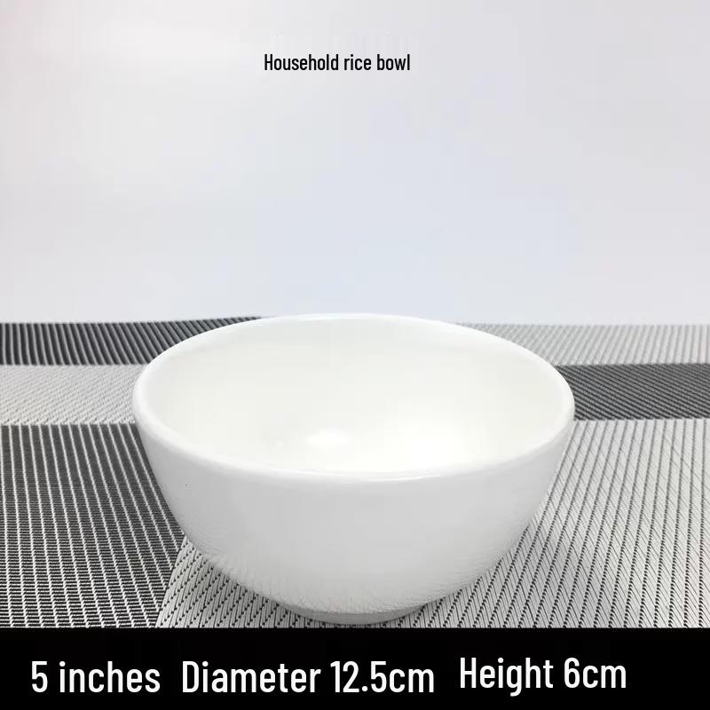 Shengxinhui Commercial White Ceramic Restaurant Bowls