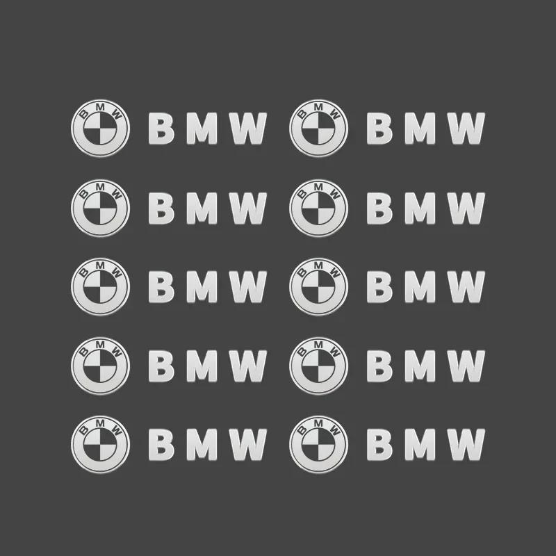 Kovové Nálepky Odznaky Dekorace Interiéru Auta Pro BMW M Power Performance M3 M5 X1 X3 X5 E30 E36 E39 E46 E87 E91 E90 E60 E82