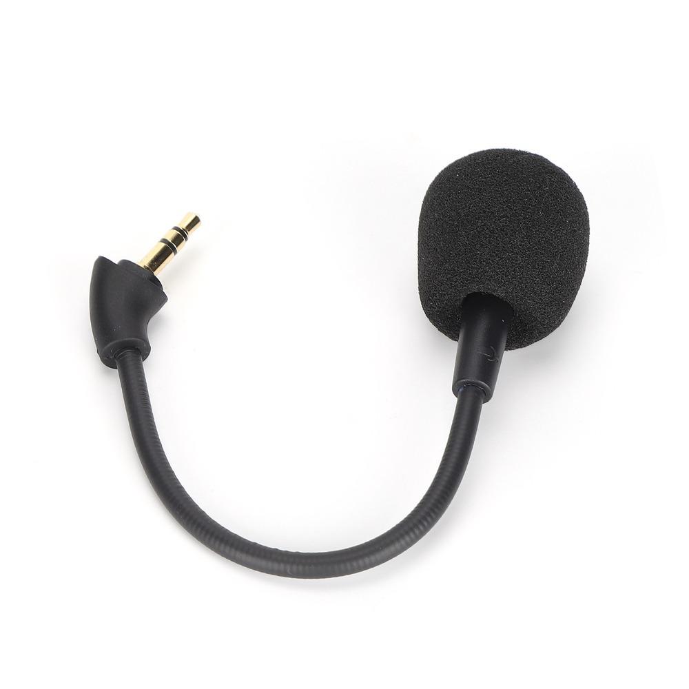 3.5mm Plug Mic Replacement Bendable Arm Headset Microphone for HyperX Cloud Mix for Gaming Headsets