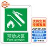 KINCOOL Luminous Acrylic Fire Safety Sign