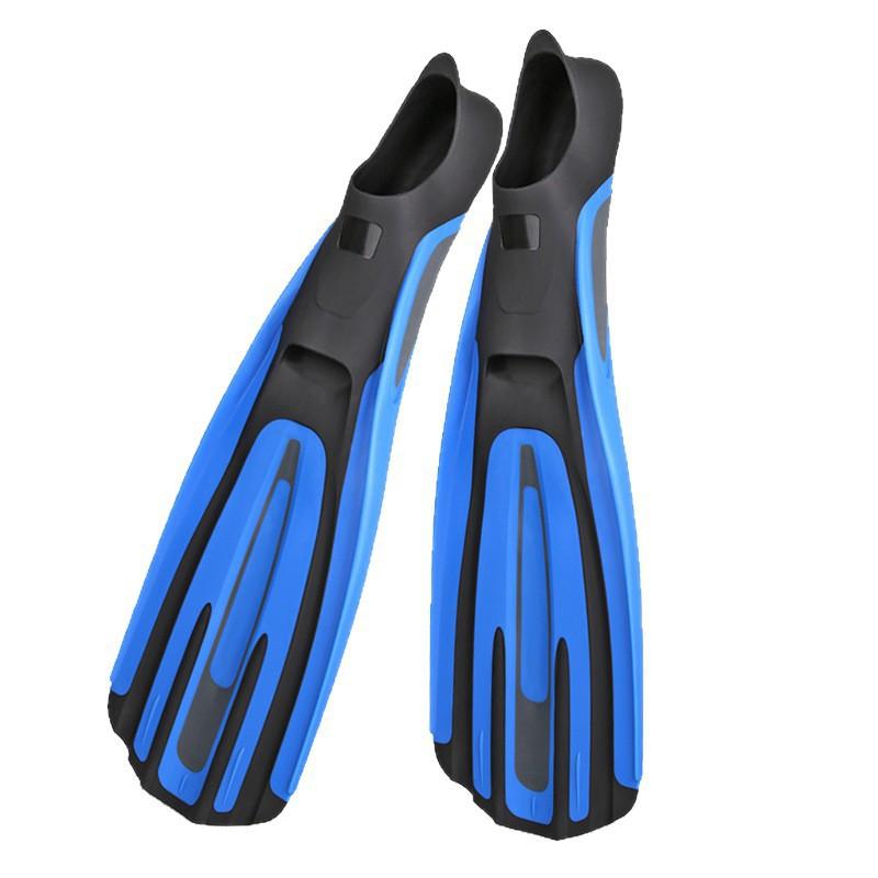 Adult Open-Heel Swim Fins Snorkeling Freediving Scuba Diving Silicone Rubber Medium-Length Frog Size 34-47
