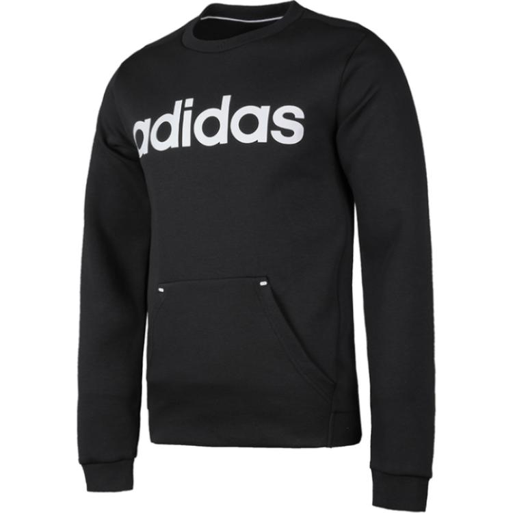 Adidas Neo M C+ Sweatshirt Comfortable Soft Skin-Friendly Versatile Hoodie Men Sweatshirt Black DW8050