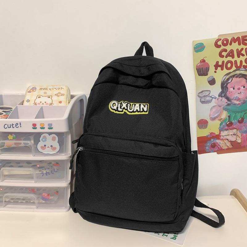 

Japanese Academy Style Student School Bag Junior High School Student Large Capacity New Backpack Fashion чорний