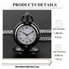 Mini Vintage Cool Pocket Watch Two Dragons Elegant Exquisite Clock With Necklace Chain Lovers Masculino Relogio Best Gift