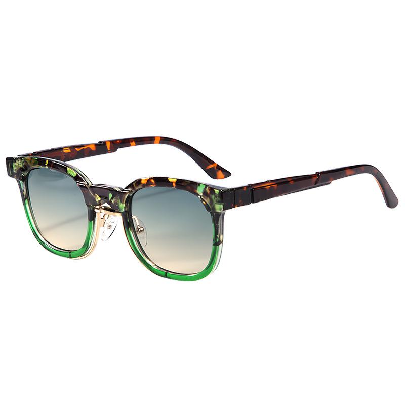 Luxury Brand Designer Cat Eye Sunglasses Women For Men  Popular Vintage Sun Glasses Punk Double Color Outdoor Driving Shades