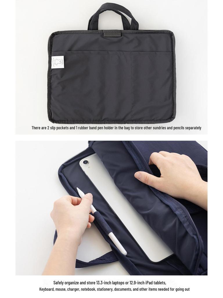 Student Laptop Bag for Apple 13.3", Huawei 14", Lenovo 15.6", iPad 11" Notebooks and Files