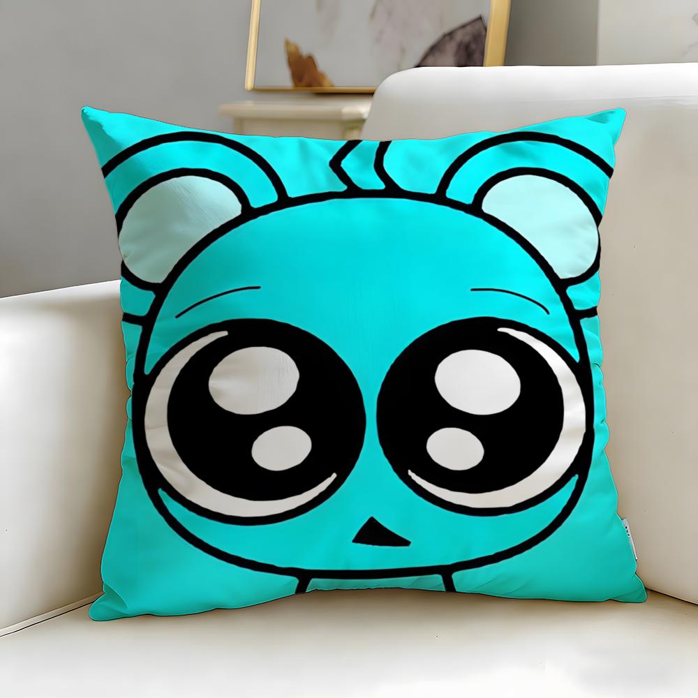 

popular game Sprunki Cushion Cover Soft & Easy-Wash Pillow Case – Versatile for Couch, Bed, Travel and Office 30cmx30cm