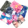 Women Girls Criss Cross Yoga Twist Headbands Sport Head Wraps Tie Dye Turban Wide Knotted Headbands