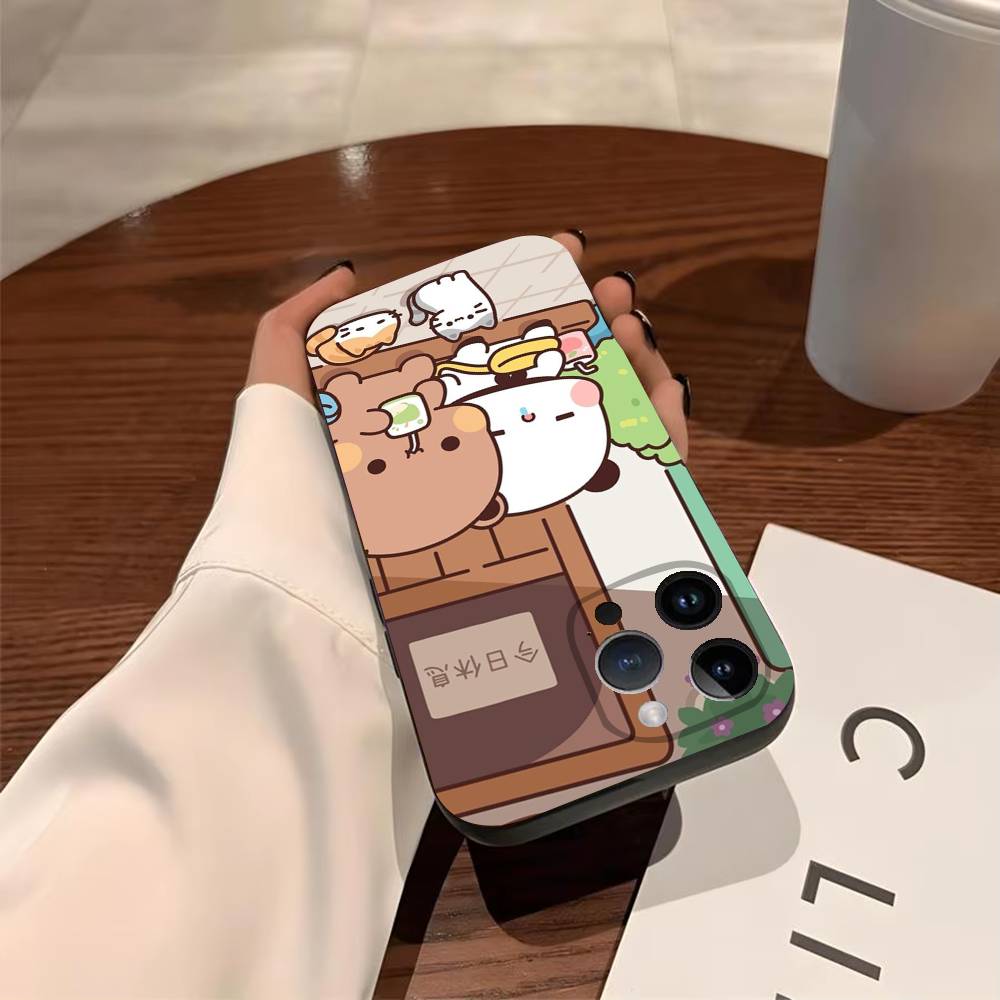 D-DUDU B-BUBU Phone Case For iPhone 17,16,15,14,13,12,11,Pro,X,Xs,MAX,Plus TPU Soft To Skin-friendly Cover
