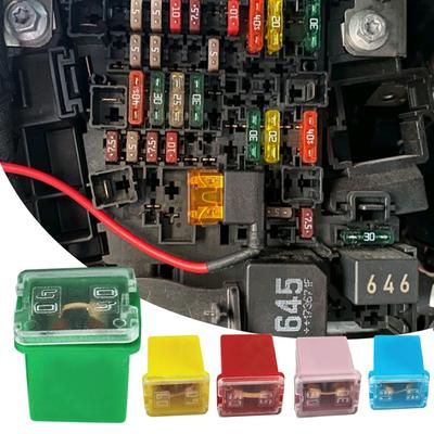 Univerzální vodotěsná mini čtvercová pojistka 32V 20A 25A 30A 40A 50A 60A automobilová pojistka s plastovou krabičkou zásuvkou autopříslušenství