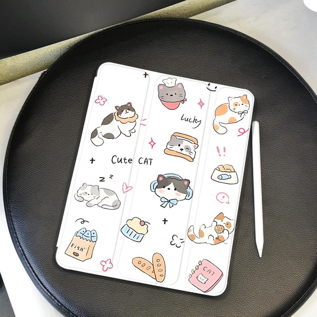 Cute Cat Ipad Cover for IPad 10.2 Case 7/8/9th Generation IPad 10th Generation Case 2022 Air 5/4th Pro 11 2nd 3rd 4th 9.7 5/6th
