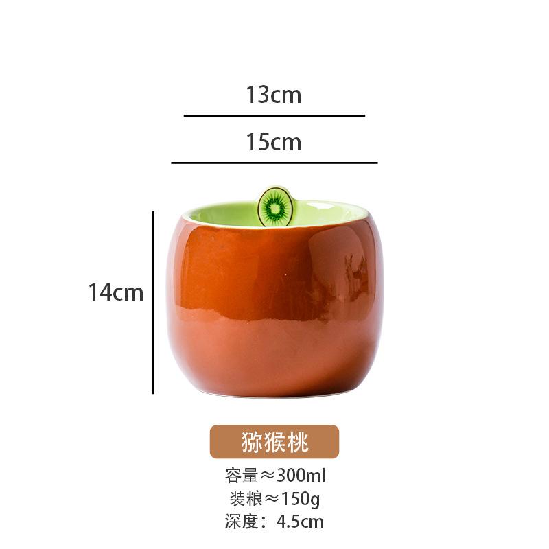 Cat Bowl Ceramic Cat Food Basin Cervical Protection Slanted Mouth Pet Supplies High Footed Bowl Cat Food Basin Dog and Cat Bowl