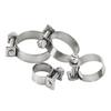 304 Stainless Steel Mini Hose Clamp for Water Pipes, Screw-Tightened Band Clip
