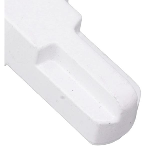 Window Sash Lock, Aluminum Alloy T Type Sliding Window Latch, Great Performance Durable Proof Safety Lock for Home Child Security(white)