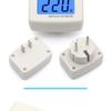 1/5/10PCS Digital Voltmeter EU USA Style Plug Real Time Monitoring of Voltage LCD Display Voltmeter AC100-300V Range DM55-1