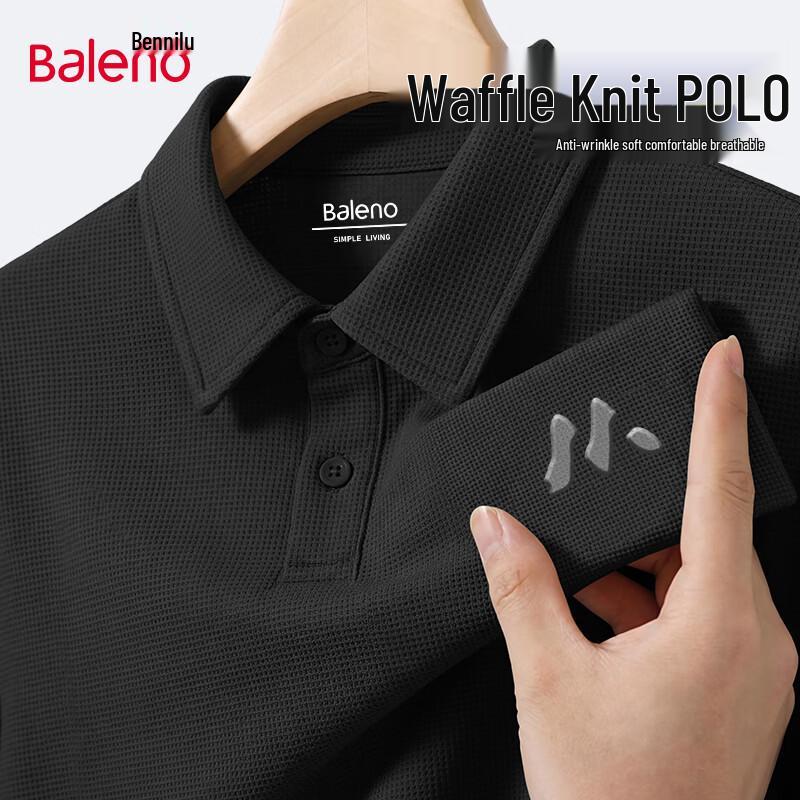 

Baleno Men s Waffle Knit Polo Shirt