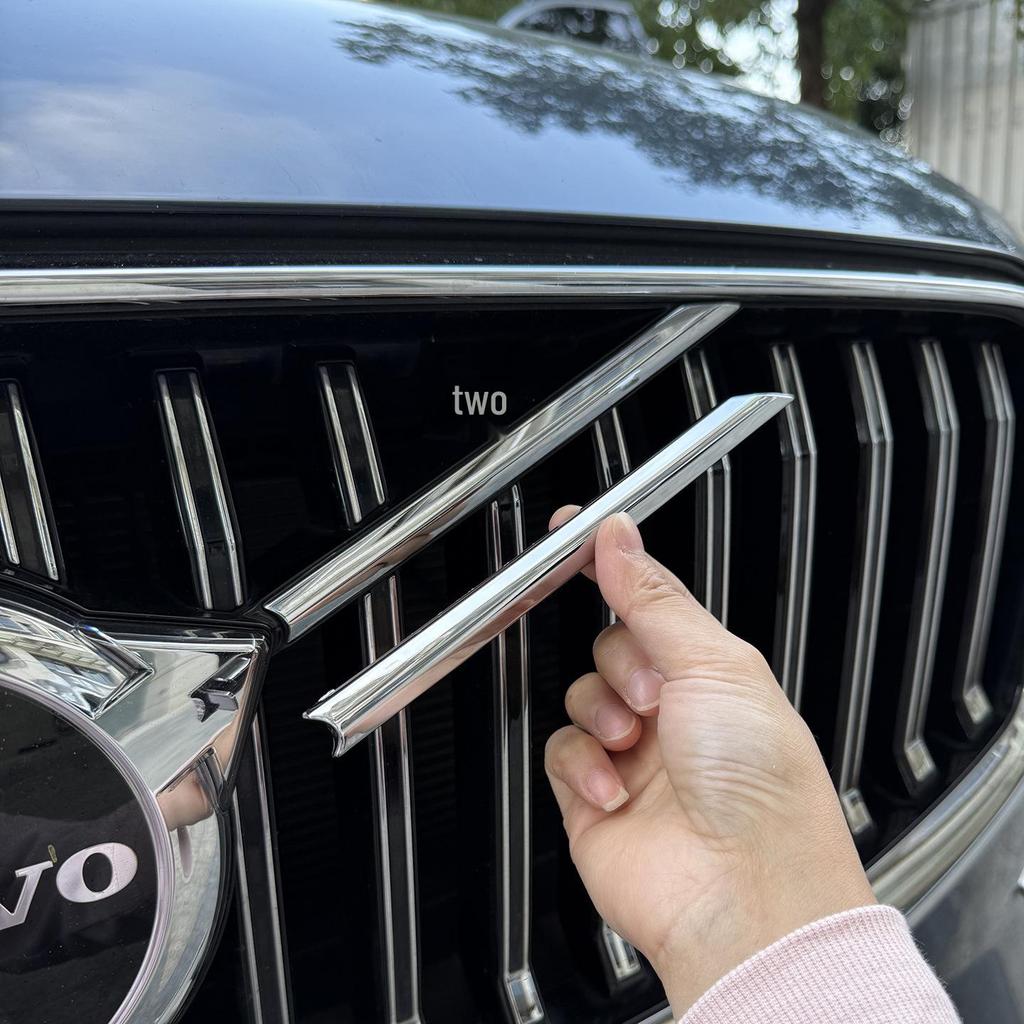 Volvo XC60 2018-2021 Frontstoßstange Chromgrill Dekorative Aufsteckleiste