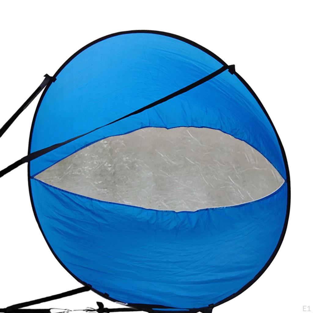 42‘’ Folding Popup Board Wind Paddle Easy Setup Sail Kayak Downwind Kit Canoe