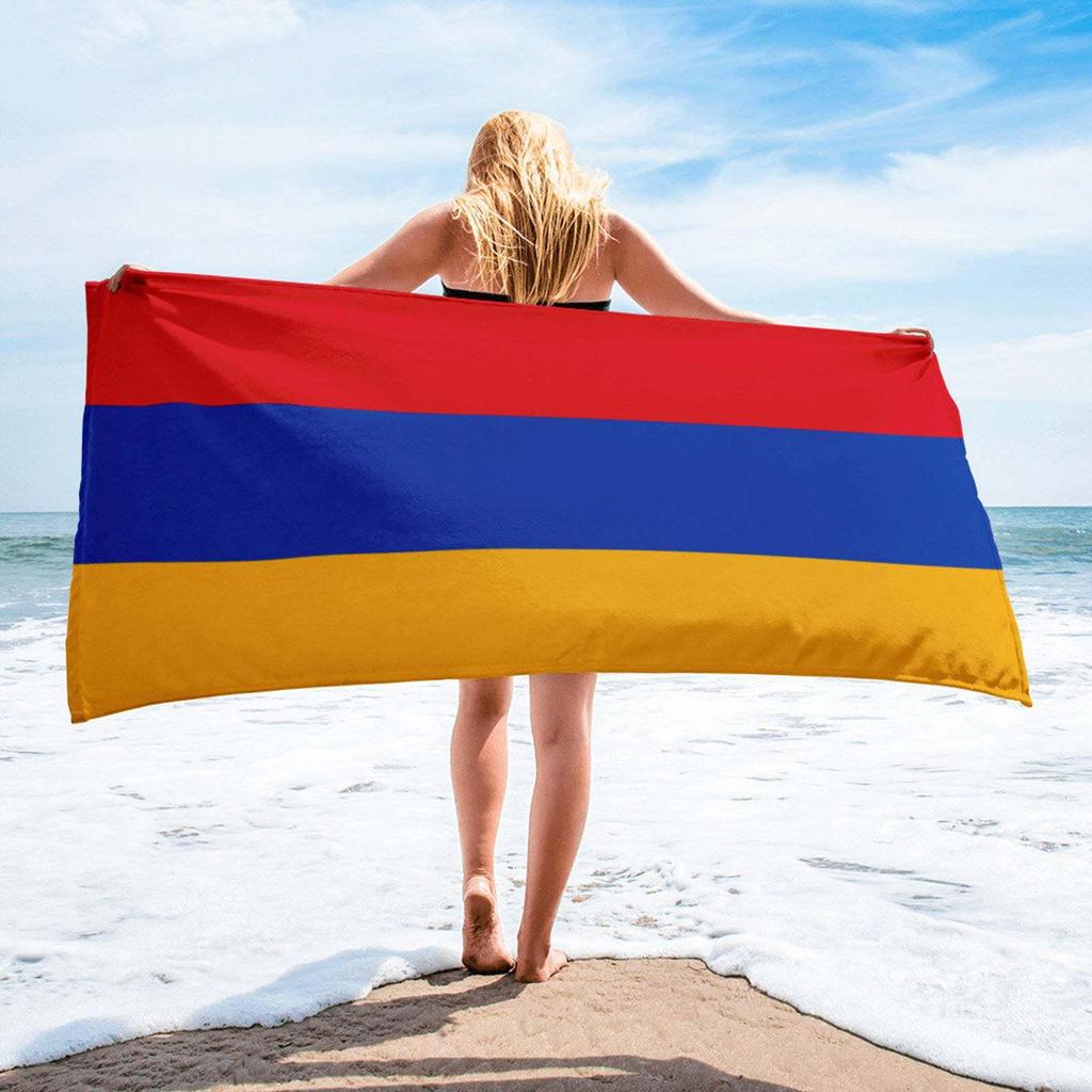 Weltmeisterschaft Nationalflagge Schnelltrocknendes Mikrofaser Strand- & Badetuch