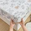 Bettbezug Hautfreundliches Bettlaken Home Elastische Spannbettlaken Bedruckter Matratzenschoner Roupa de Cama (Kein Kissenbezug)