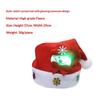Soft Plush Christmas Santa Hats With Various Styles Led Glowing Design For Xmas Parties Holiday Events