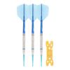 Cuesoul FESTIVAL Series Tungsten Darts OTO Small Thread 19g Blue Soft Tip Barrel 90% Set, Tip, (CSDP-BS116-M1)