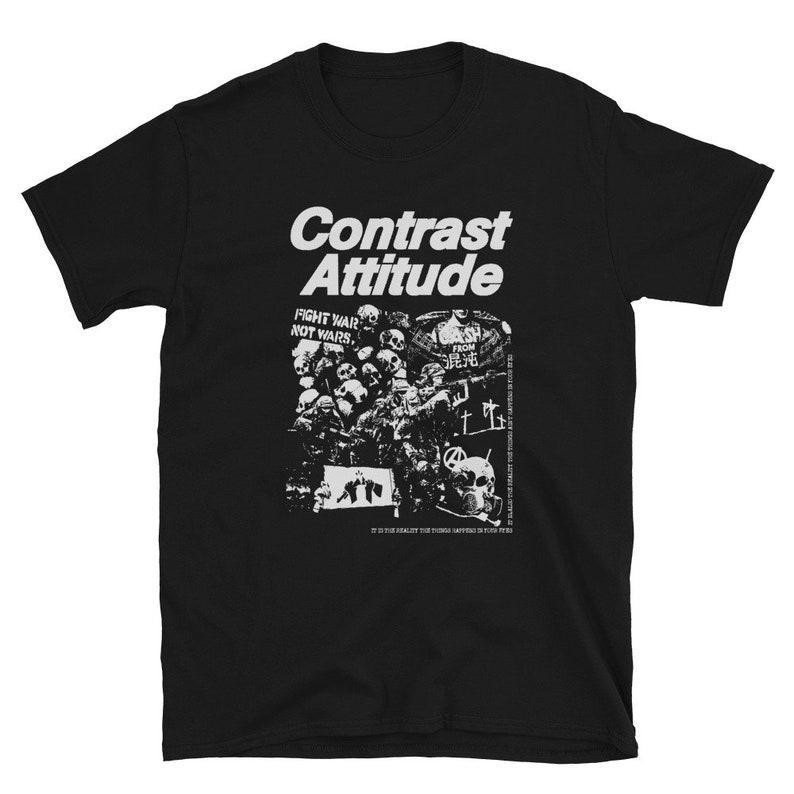 

Рубашка Attitude из 100% хлопка 230 г/м² с контрастной отделкой XXS чёрный