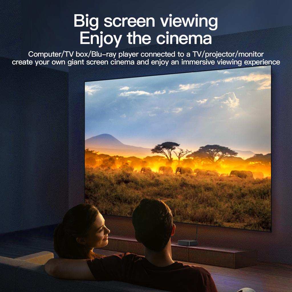 MINDPURE HD003 0.5m HDMI 2.0 4K HD Video Cable TV Monitor Connection Engineering Cable