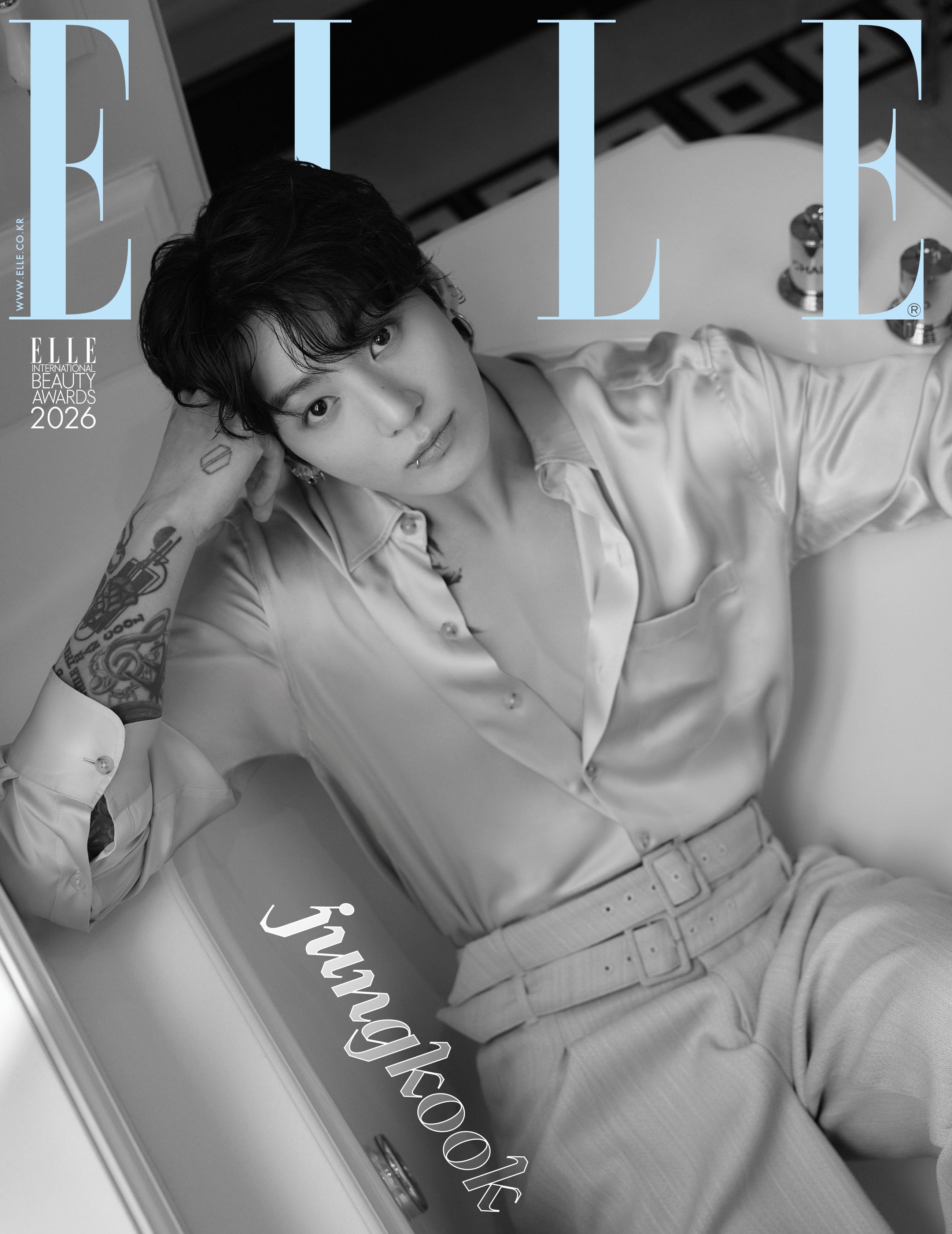 Журнал Elle Korea 2026 ЯНВАРЬ BTS Чонгук, BTS Army, Kfashion, KPOP, KSTAR Cover A