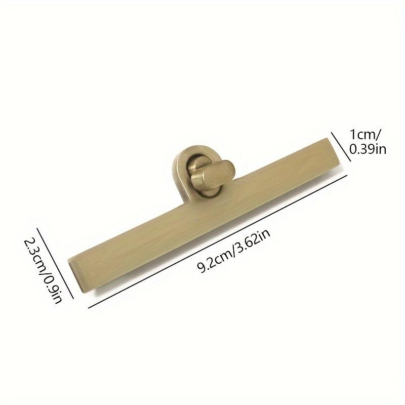 1Pcs Vintage Bag Metal Clasp Turn Locks Twist Button For DIY Handbag Leather Craft Bag Purse Hardware Elegant Gold Bag Accessori