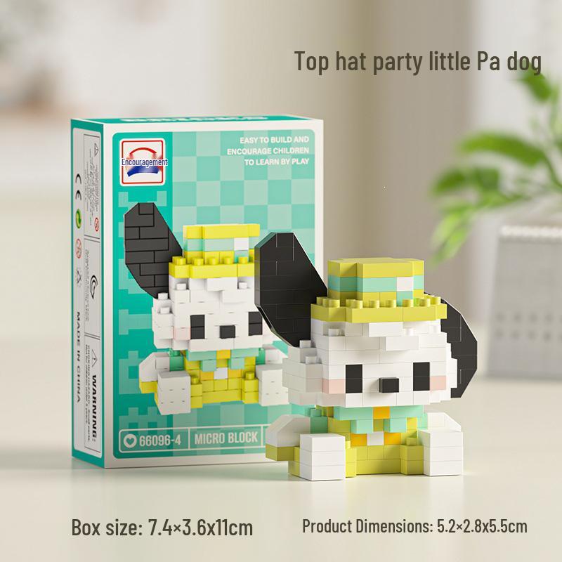 Cute Cartoon Figure Model Building Blocks Assembly Toy Gift, 2026