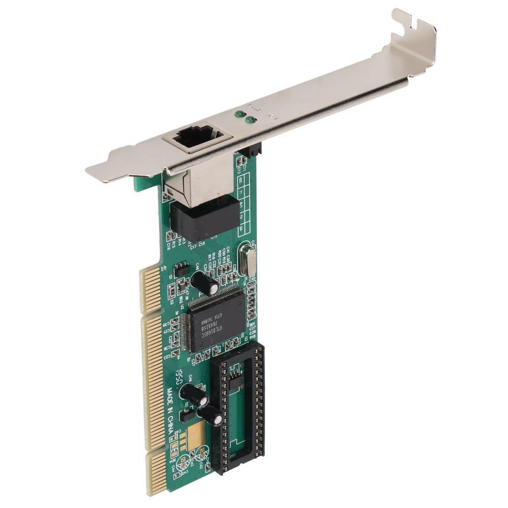 RTL8169 Chip PCI Gigabit Network Card High-Speed Transfer Gigabit Ethernet Card  Desktop Computers