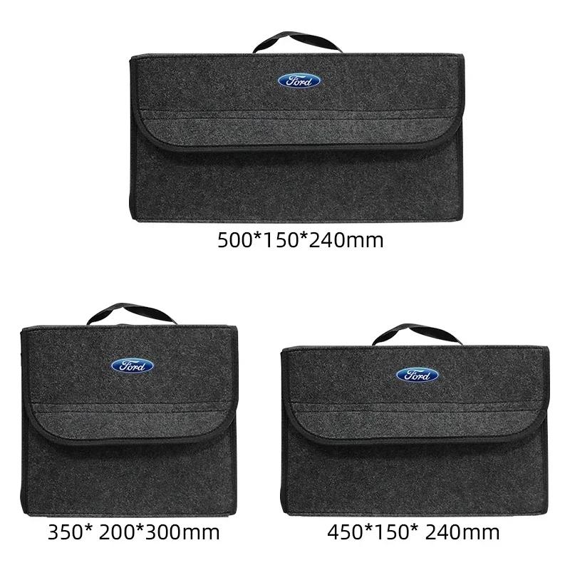 New 2026 Car Sticker New 2025 Hot Car Storage Bag Foldable Travel Organizer Box Trunk Tool Case For Ford Mk2 Mk3 Ranger Mondeo M