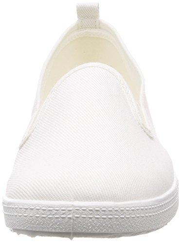 Asahi Indoor and Outdoor Shoes for Nursery Teachers, L01K, White, Size 22.5 Cm, 2E