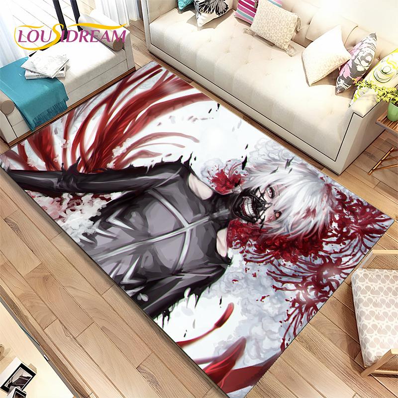 Anime Tokyo Ghoul Carpet Kitchen MatEntrance Doormat Bedroom Floor Decoration Living Room Carpet Bathroom Anti-slip Rug