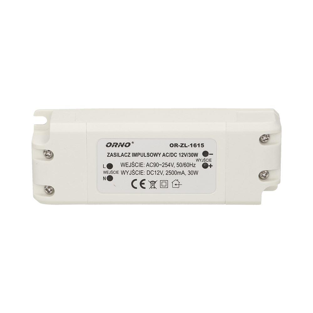 Zasilacz Led 30W 12V Dc Ip20 - Or-Zl-1615