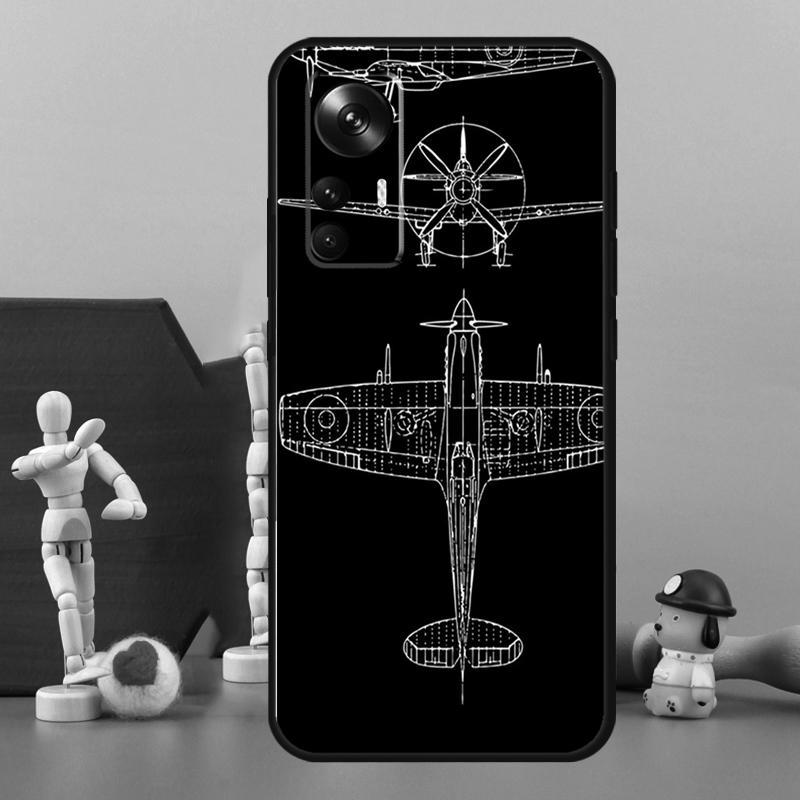 Aircraft Airplane Fly Travel Case For Xiaomi 15 13 14 Ultra 13T 14T 15T Pro 17 Pro Max POCO X7 Pro X5 X6 F5 F6 F7 Cover