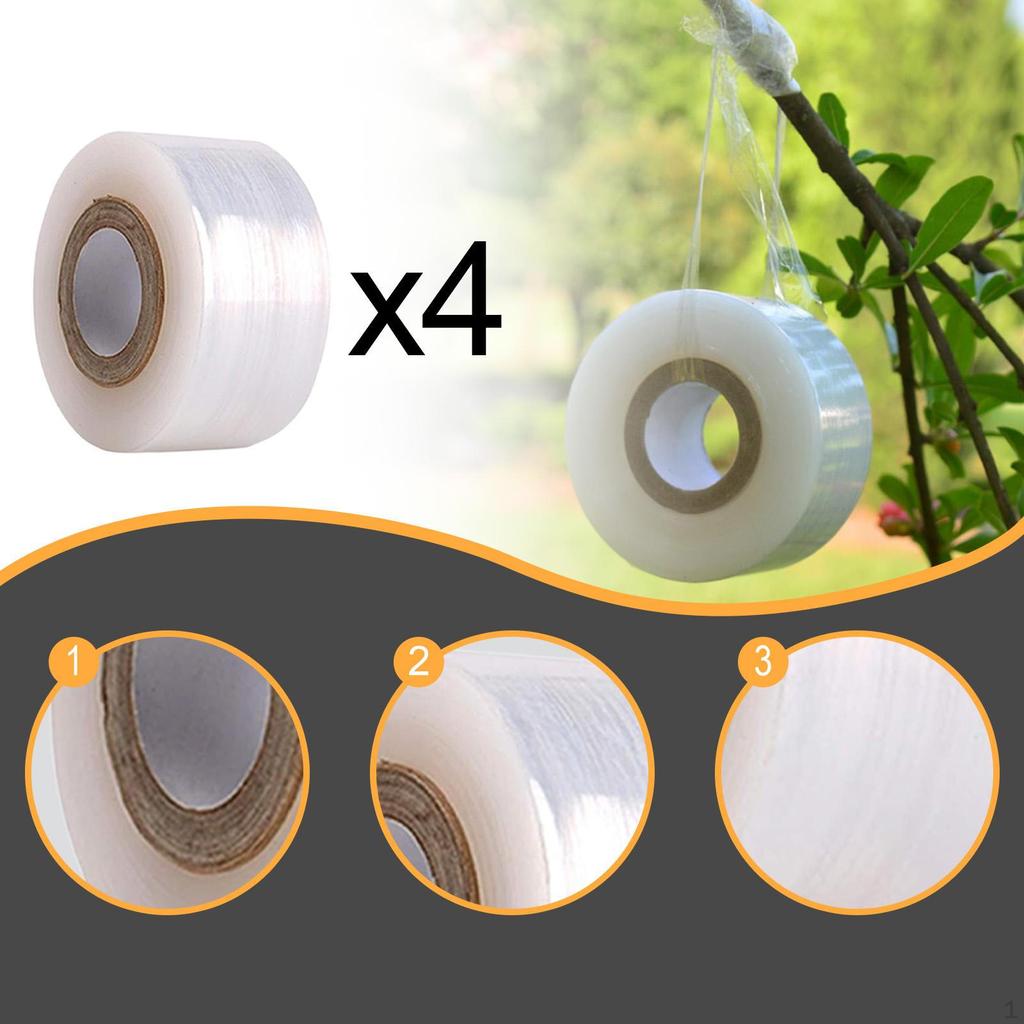 4x Grafting Tape for Fruit Trees 656 Ft Practical Stretchable Tools