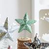 New Christmas tree top star decoration Sticky pink diamond scene foam pentagram Christmas tree top decoration