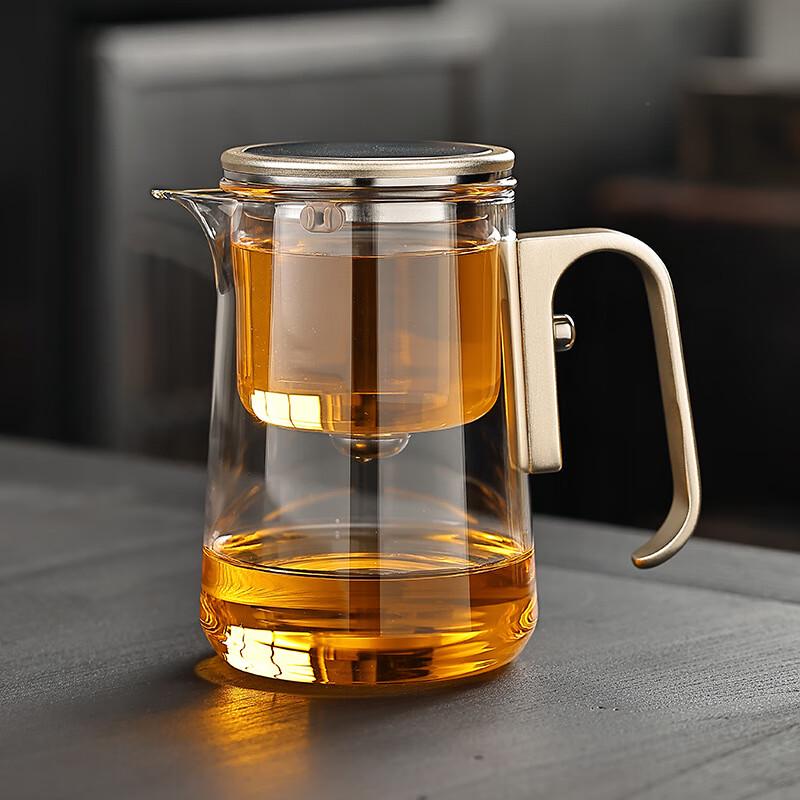 Diller Heat-Resistant Glass Infuser Teapot