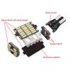 2PCS Superior LED T15 W16W 45 SMD 4014 Car Auto Canbus Reversing Lamps Stop Light Back Up Lights Reverse Bulb
