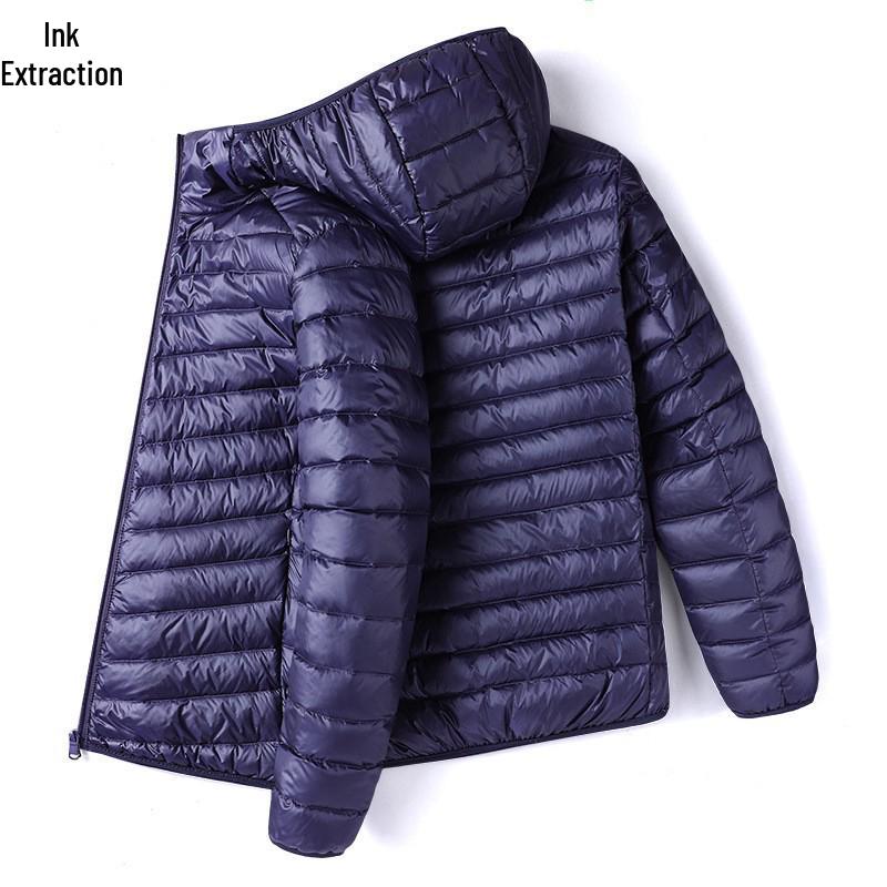 Men's Plus-Size Velvet-Lined Cotton Jacket: Warm, Hooded, Stand-Up Collar, Casual & Versatile for Young and Middle-Aged.