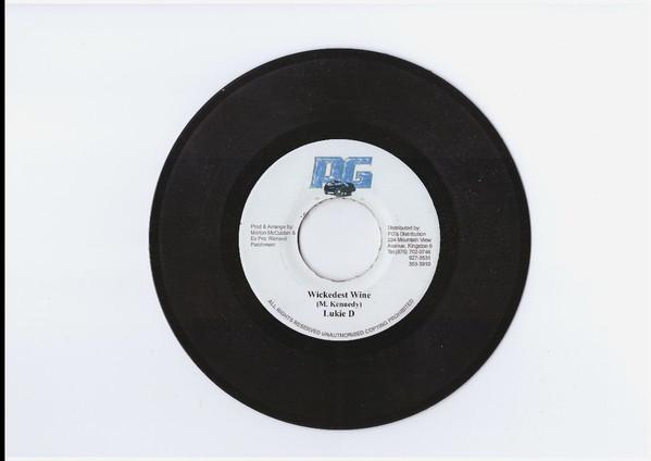 

7inch Record LUKIE D - Wickedest Wine NONE PG Music Jamaica Reggae, Ska & Dub Used