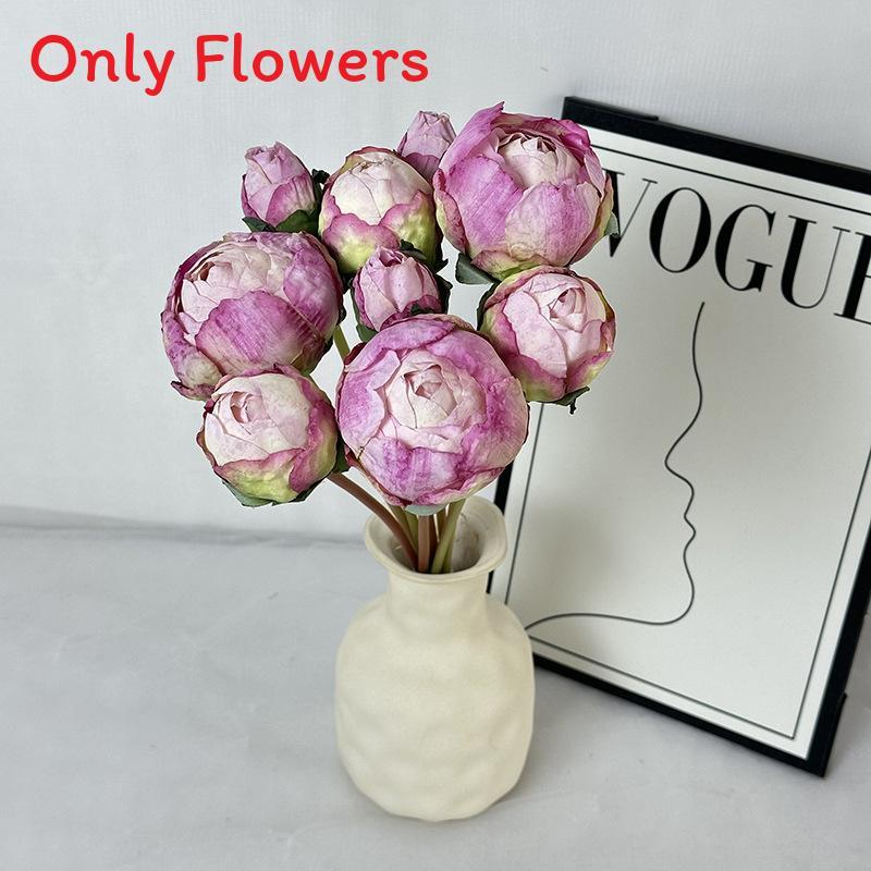 Peony Artificial Flower Bouquet For Wedding Photography And Home Decor